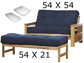 54 x 54 futon cover